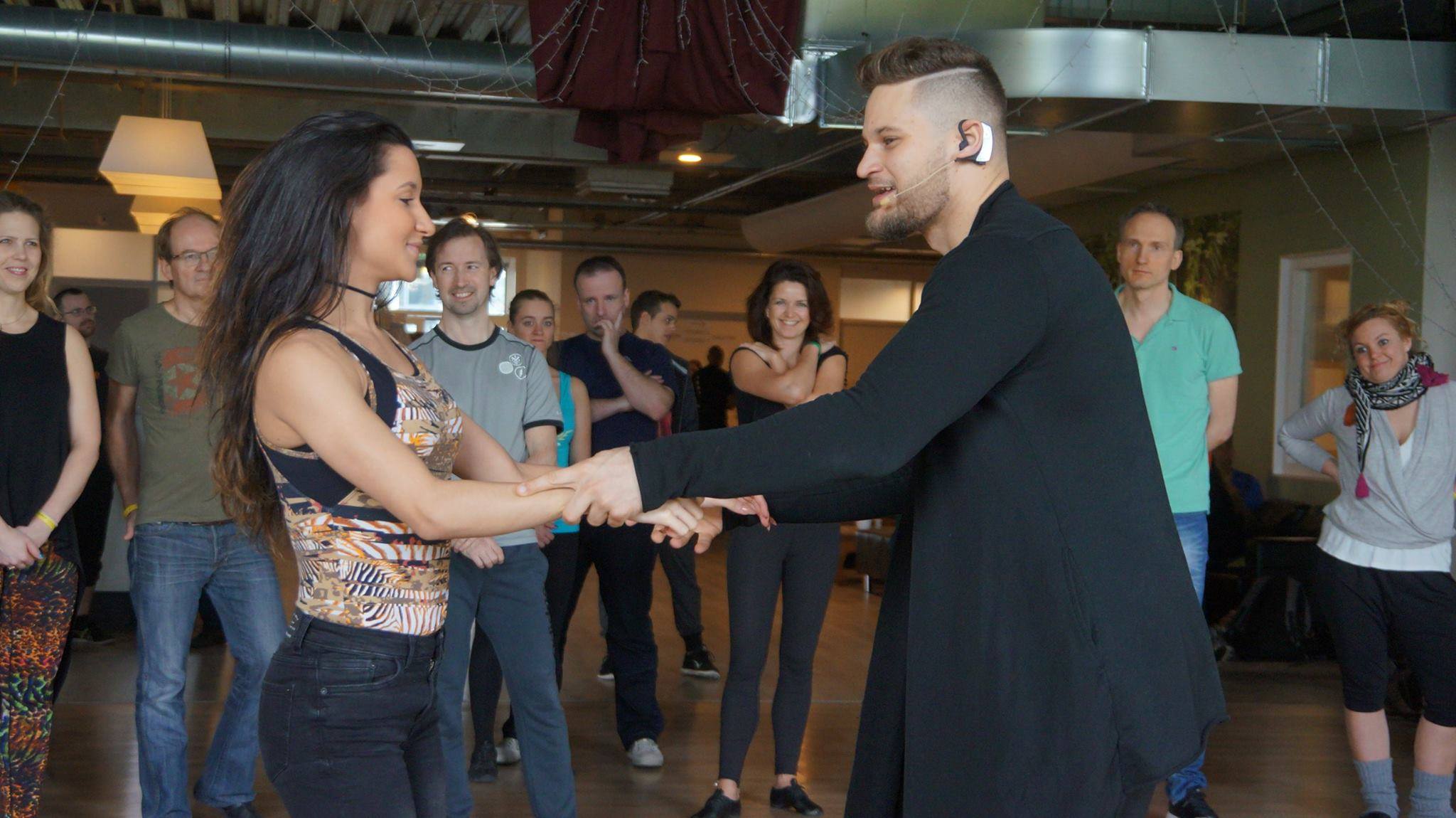 Lambazouk social dancing
