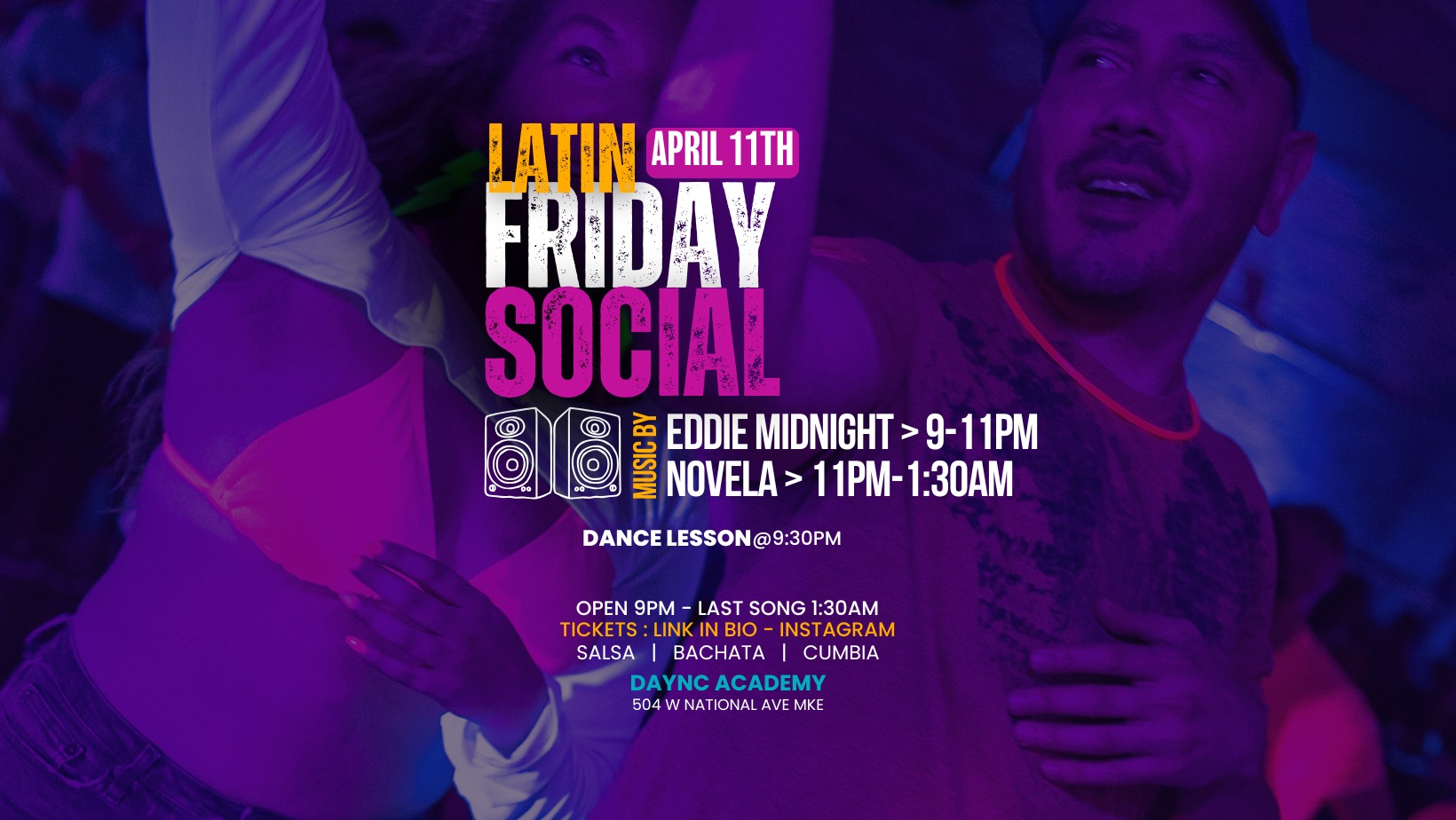 Latin Fridays Salsa Bachata Cumbia