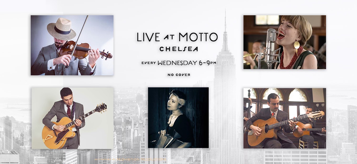 LIVE AT MOTTO (Chelsea) - Adrien Chevalier Trio