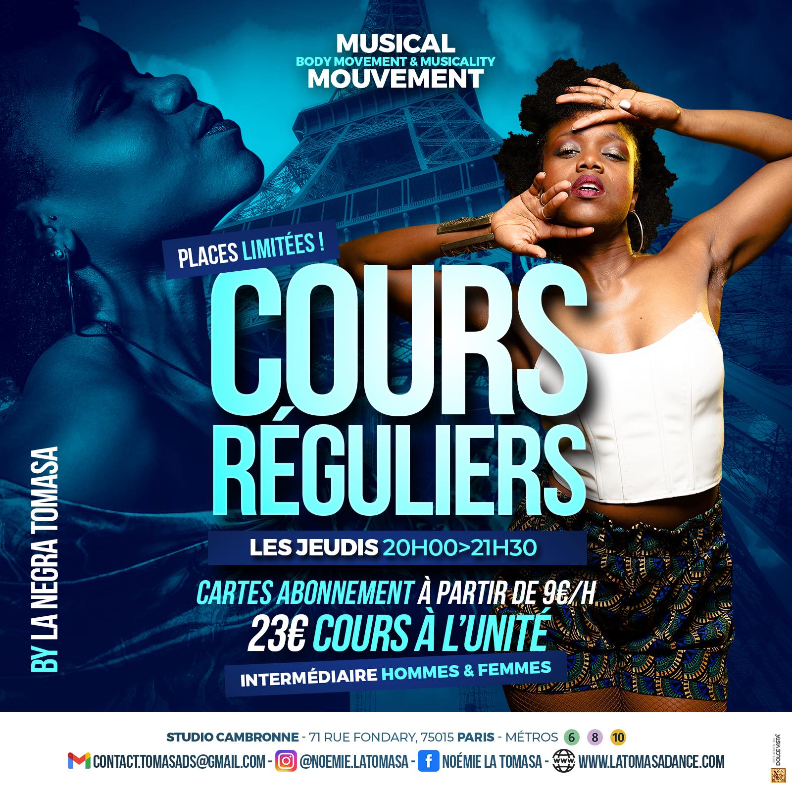 PORTES OUVERTES ( Gratuit) Musical Movement Cours réguliers Salsa On2