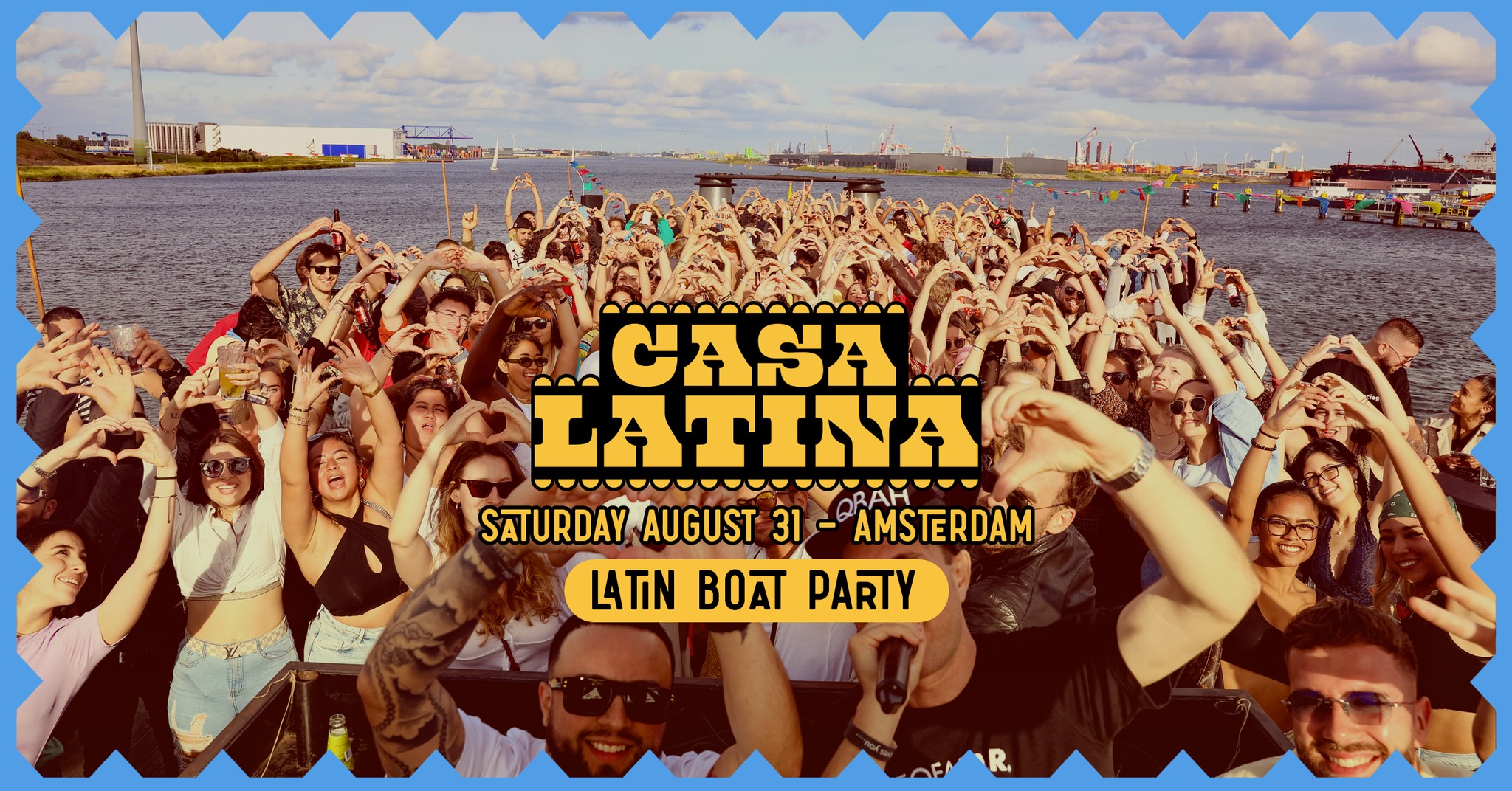 CASA LATINA BOAT PARTY AMSTERDAM SATURDAY AUGUST 31