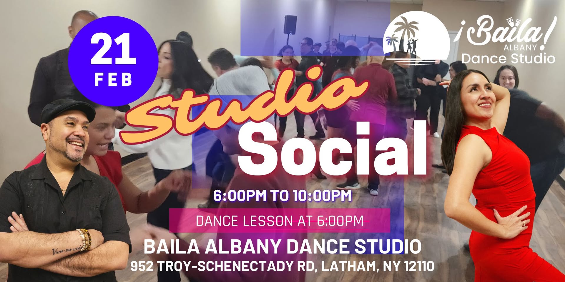 ๐ Baila Albany Studio Social IT's DENNYโS BIRTHDAY!! ๐