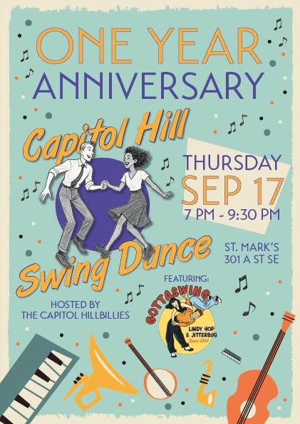 Capitol Hill Swing Dance One Year Anniversary!