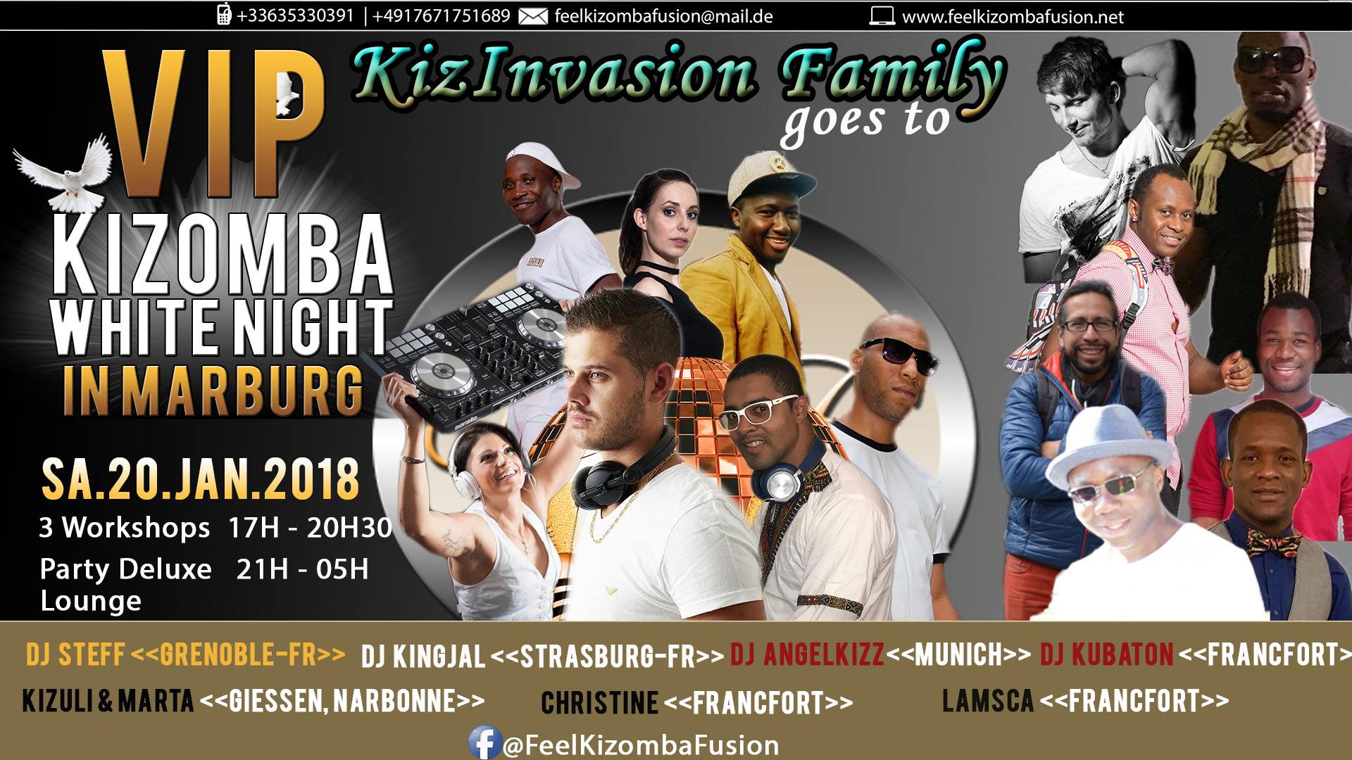 Vip Kizomba-White Night in Marburg 3.Ed