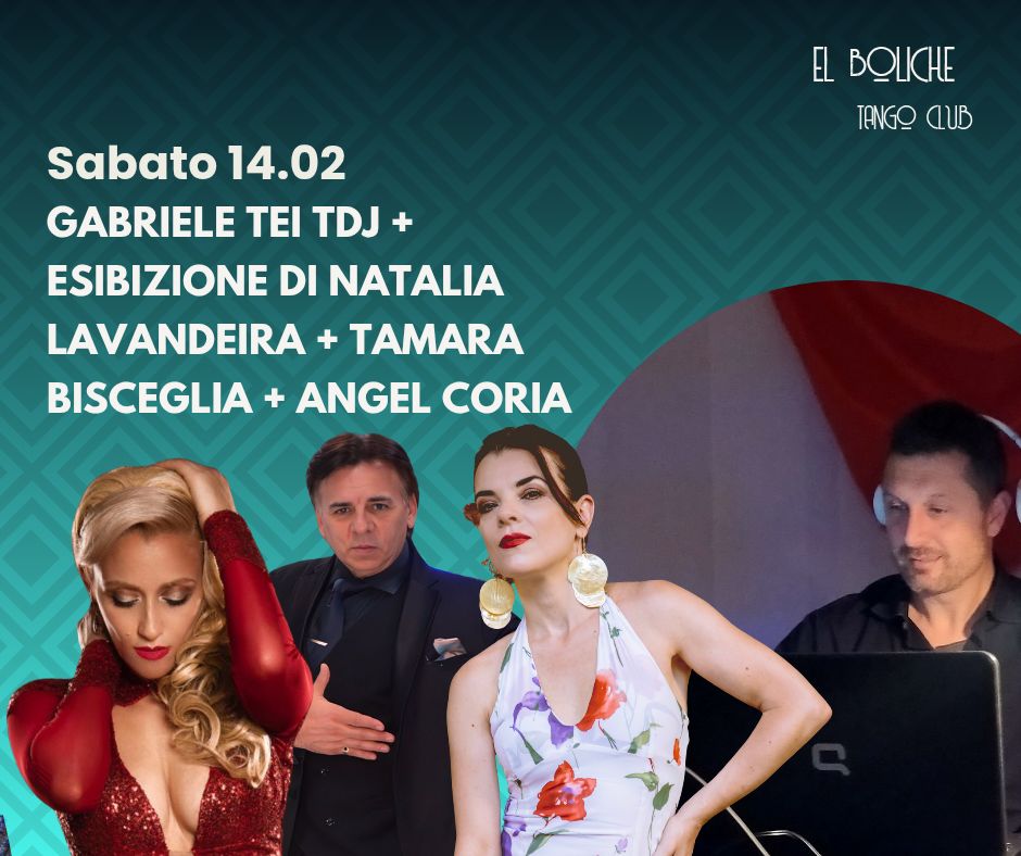 Milonga El Boliche con Gabriele Tei Tdj + Esibizione dei maestri