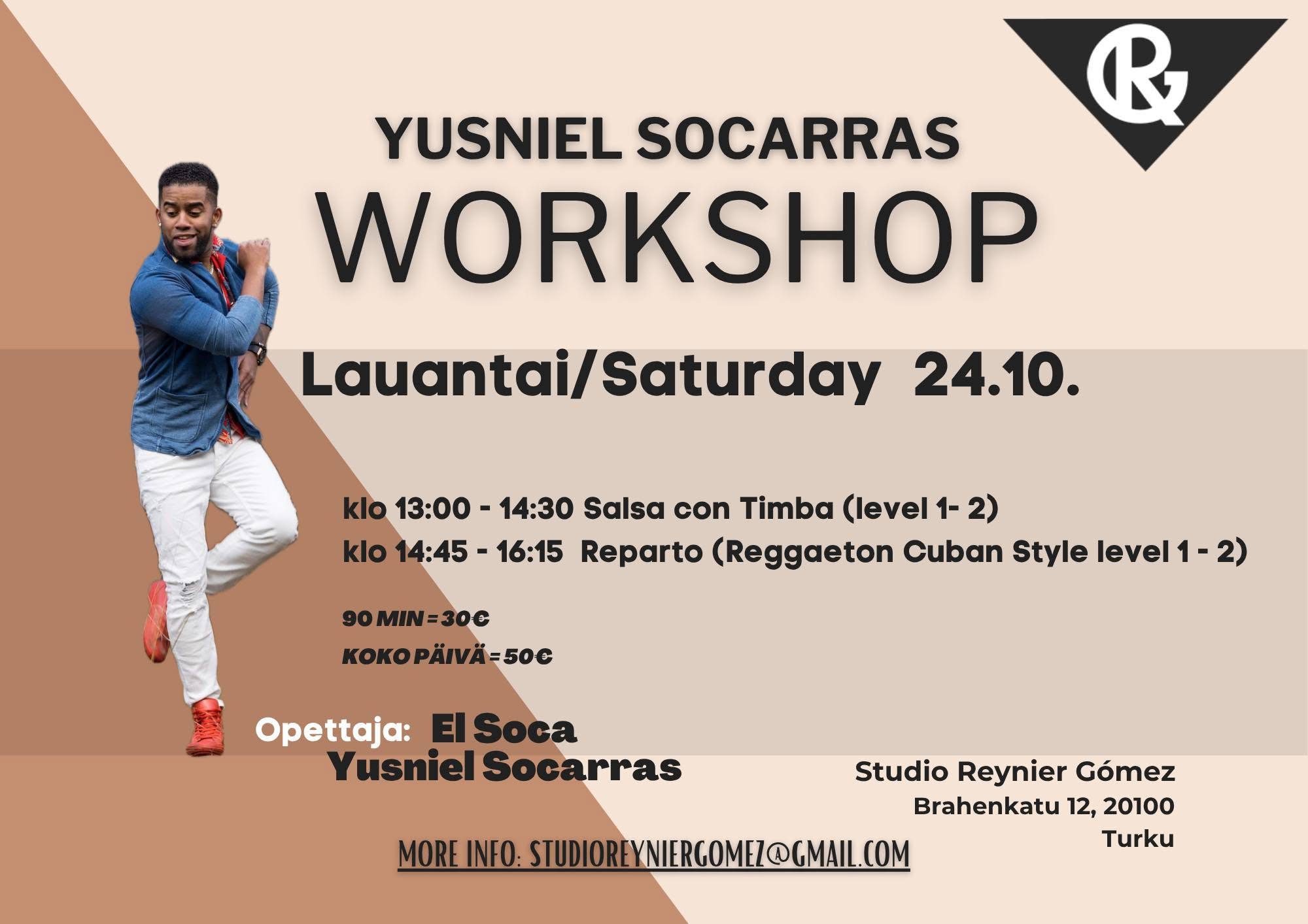 Super Kuubano WorkShop with EL SOCA