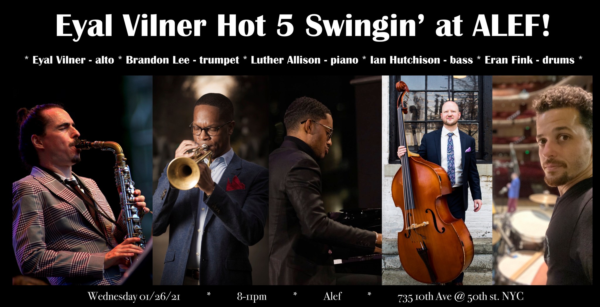 Eyal Vilner Hot 5 - Swingin' at Alef!