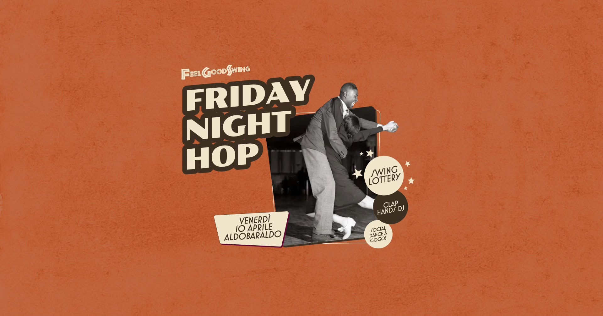 10 4 FRIDAY NIGHT HOP con Feel Good Swing