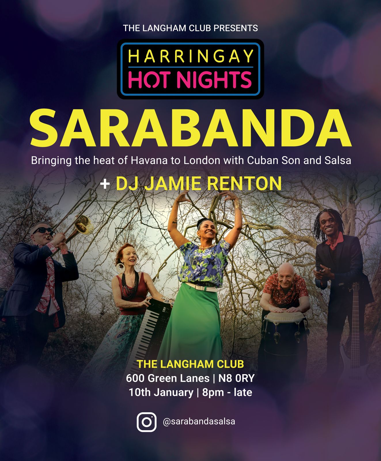 Harringay Hot Nights Present Sarabanda at The Langham