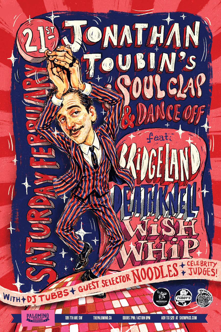 Jonathan Toubin's Soul Clap and Dance Off with Bridgeland, Deathknell, Wish Whip & More