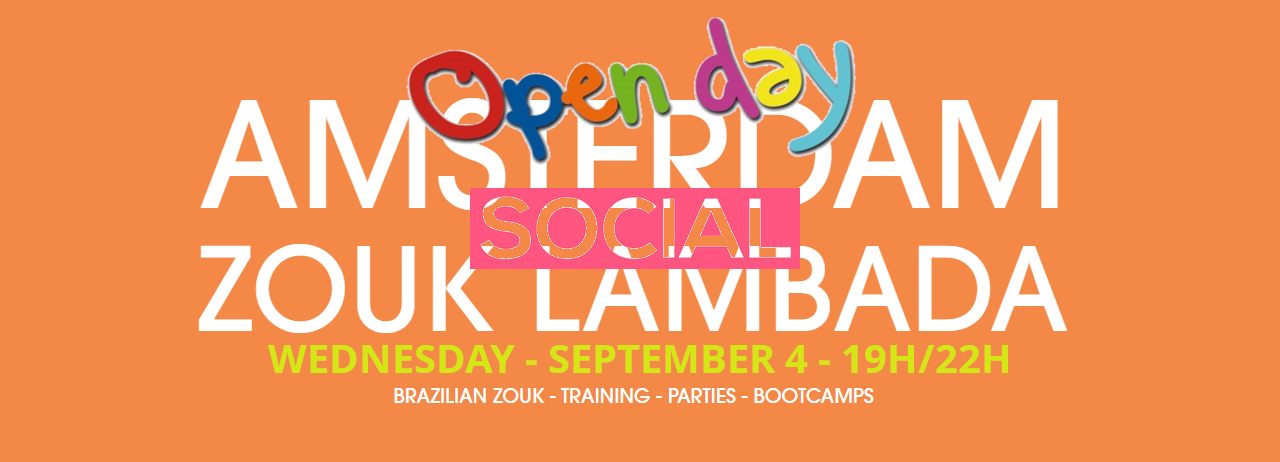 AMSTERDAM ZOUK LAMBADA - OPEN (DAY) SOCIAL