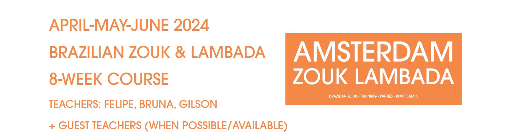 Start New Course Brazilian Zouk & Lambada by AmsterdamZoukLambada