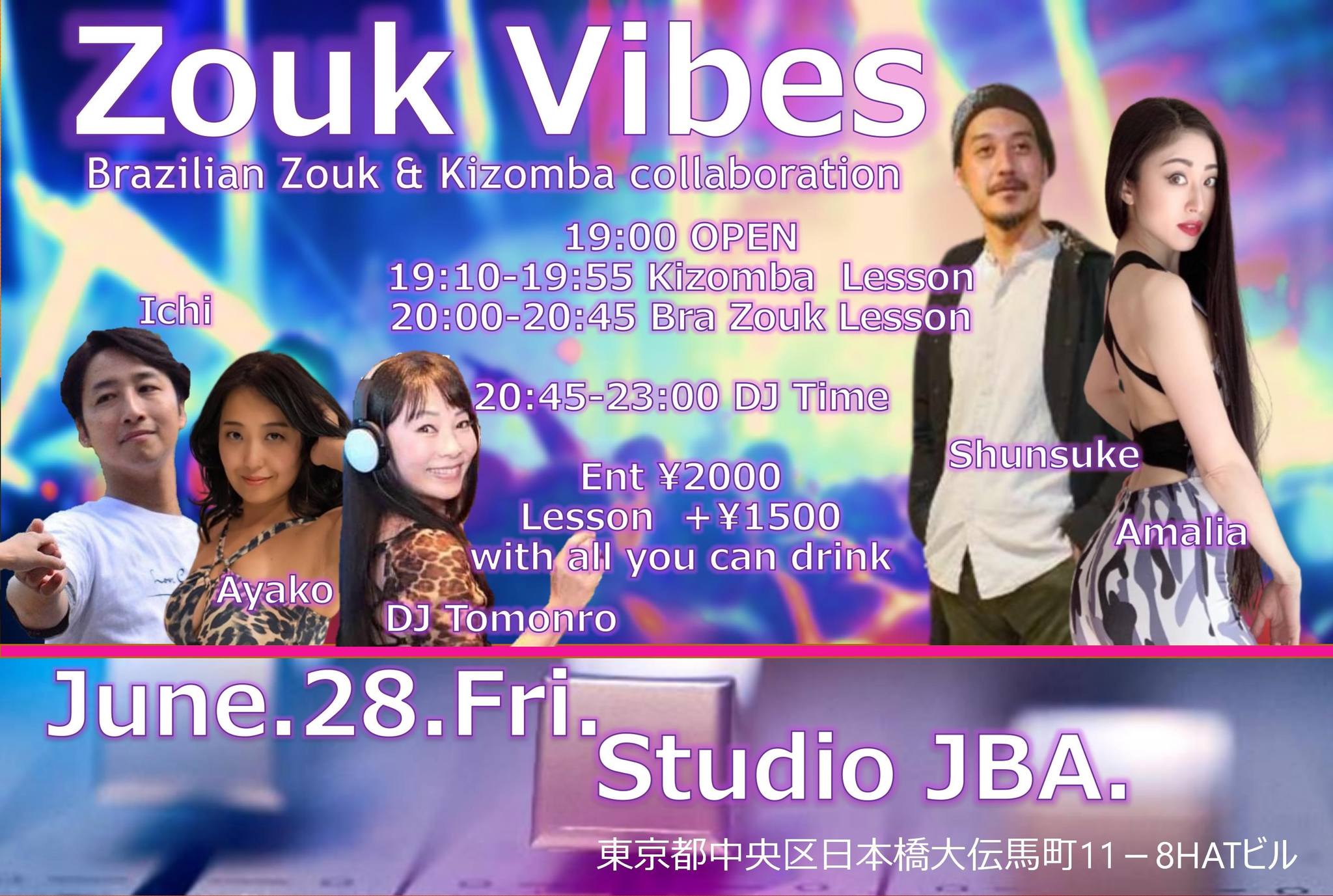 ZOUK VIBES ♢Brazilian zouk Friday Night♢