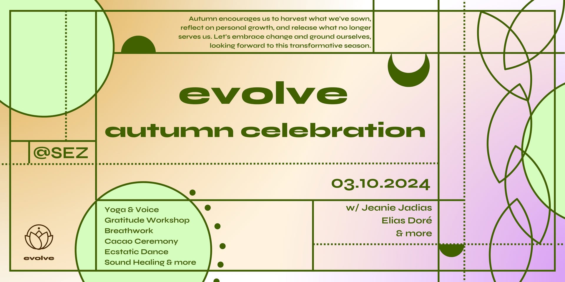 evolve autumn celebration