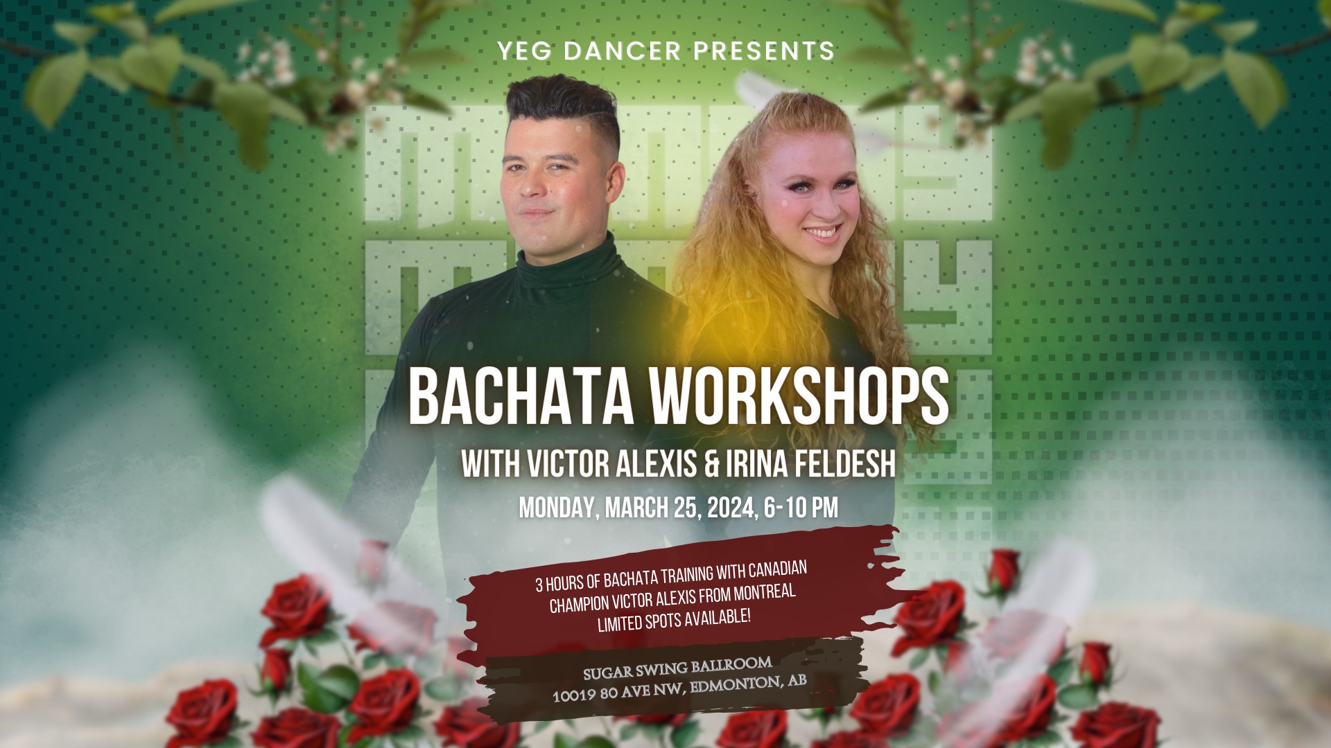 Bachata Workshops with Victor Alexis from Montreal