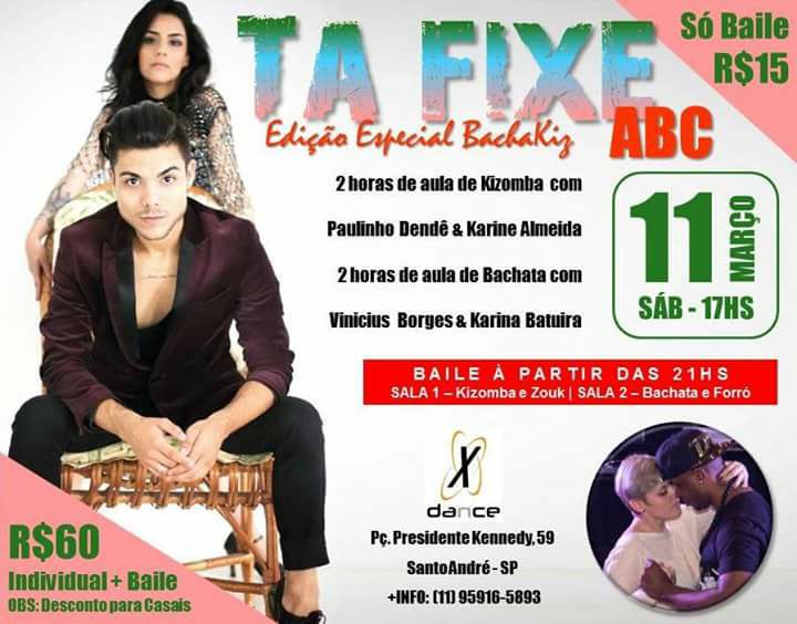 TÁ FIXE - BachaKiz ABC (Workshop + Baile)