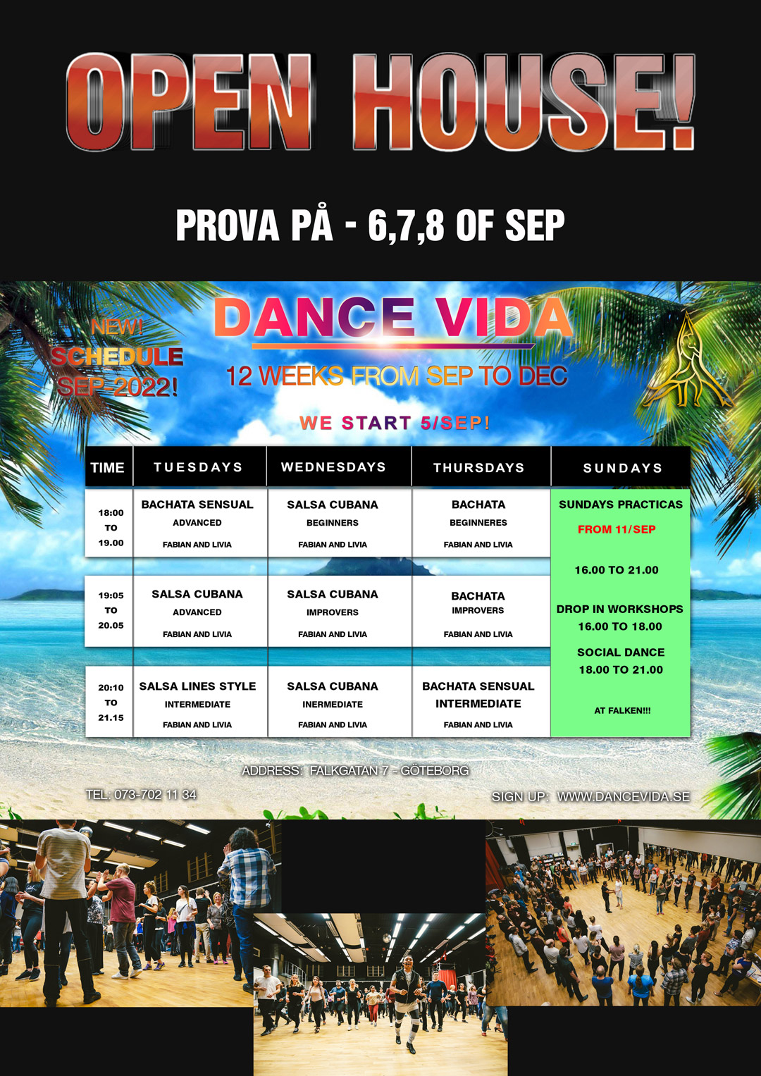 Dance Vida Open House - Free try out