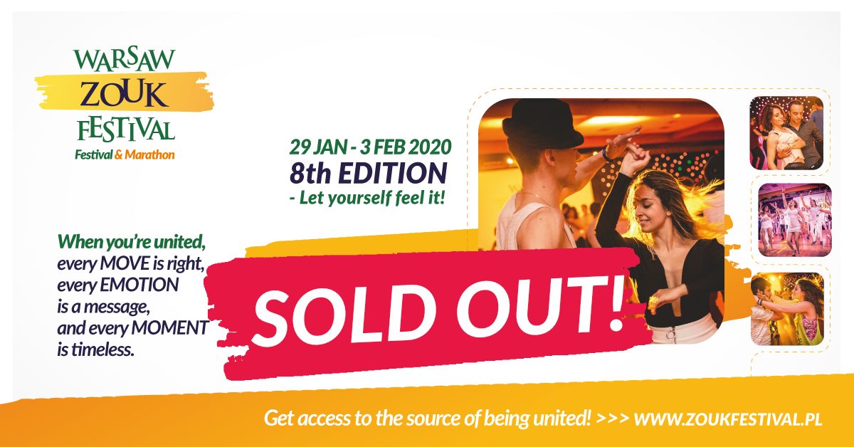 Warsaw Zouk Festival & Marathon 29 Jan - 3 Feb 2020 8th Edition