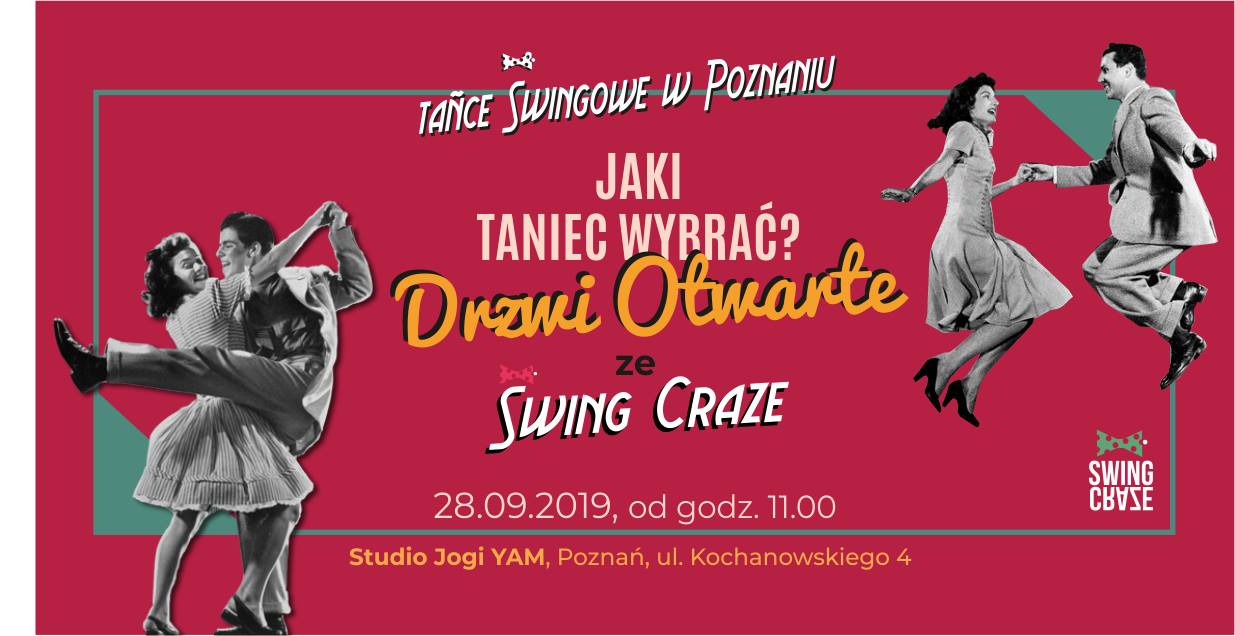 Jaki kurs tańca wybrać? Drzwi otwarte ze SWING CRAZE (28.09 br.)