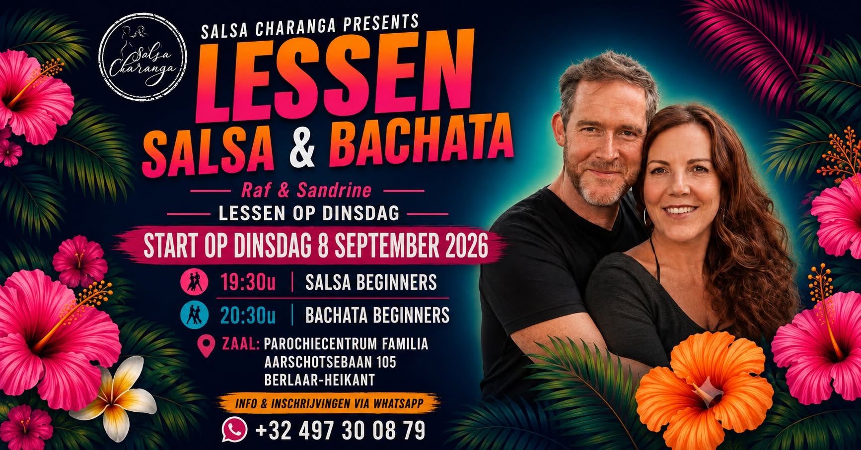 Nieuwe Lessen Salsa & Bachata - Berlaar by Charanga