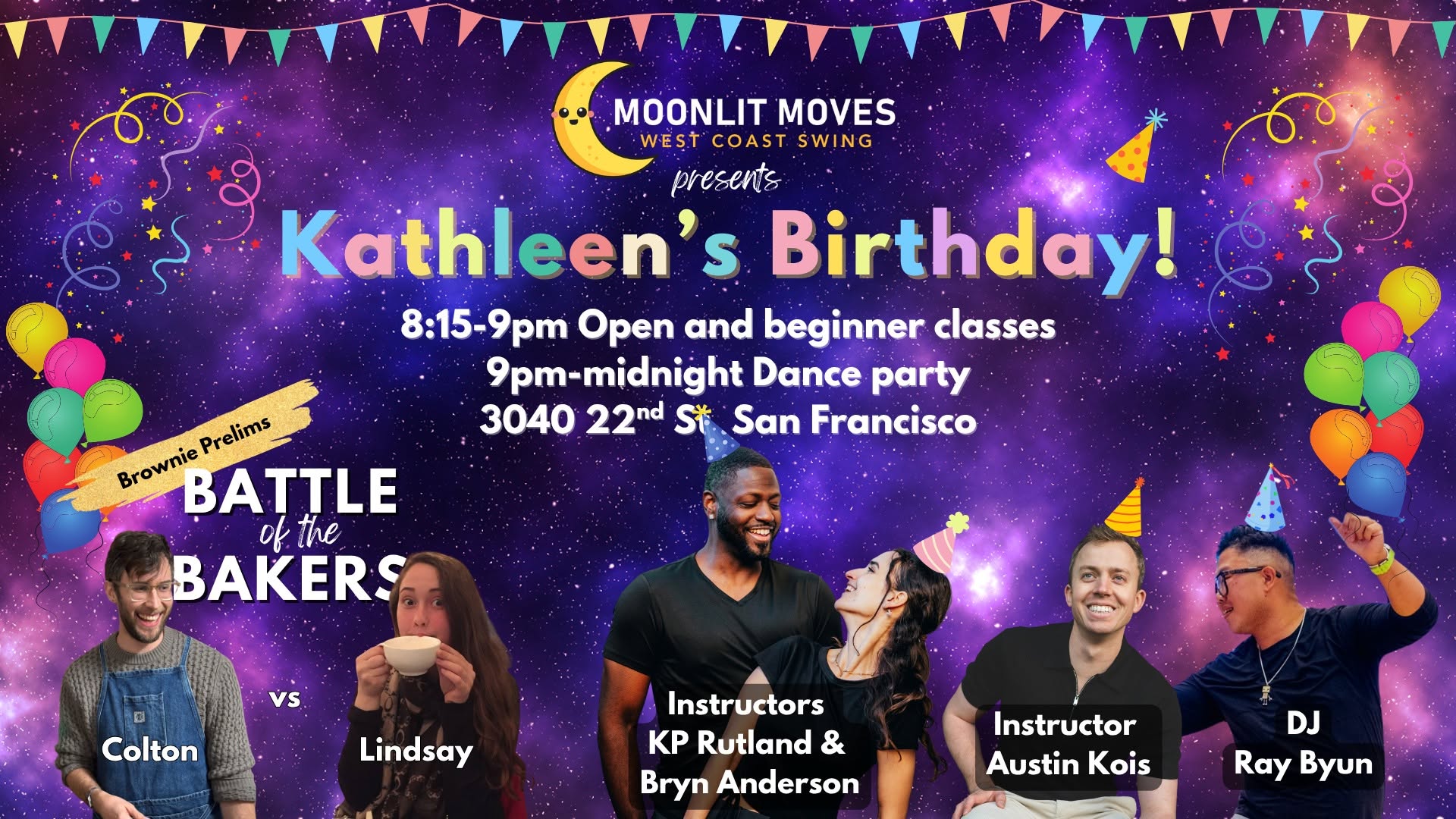 Moonlit Moves WCS! KP Rutland & Bryn Anderson, Austin Kois, DJ Ray Byun 🎉