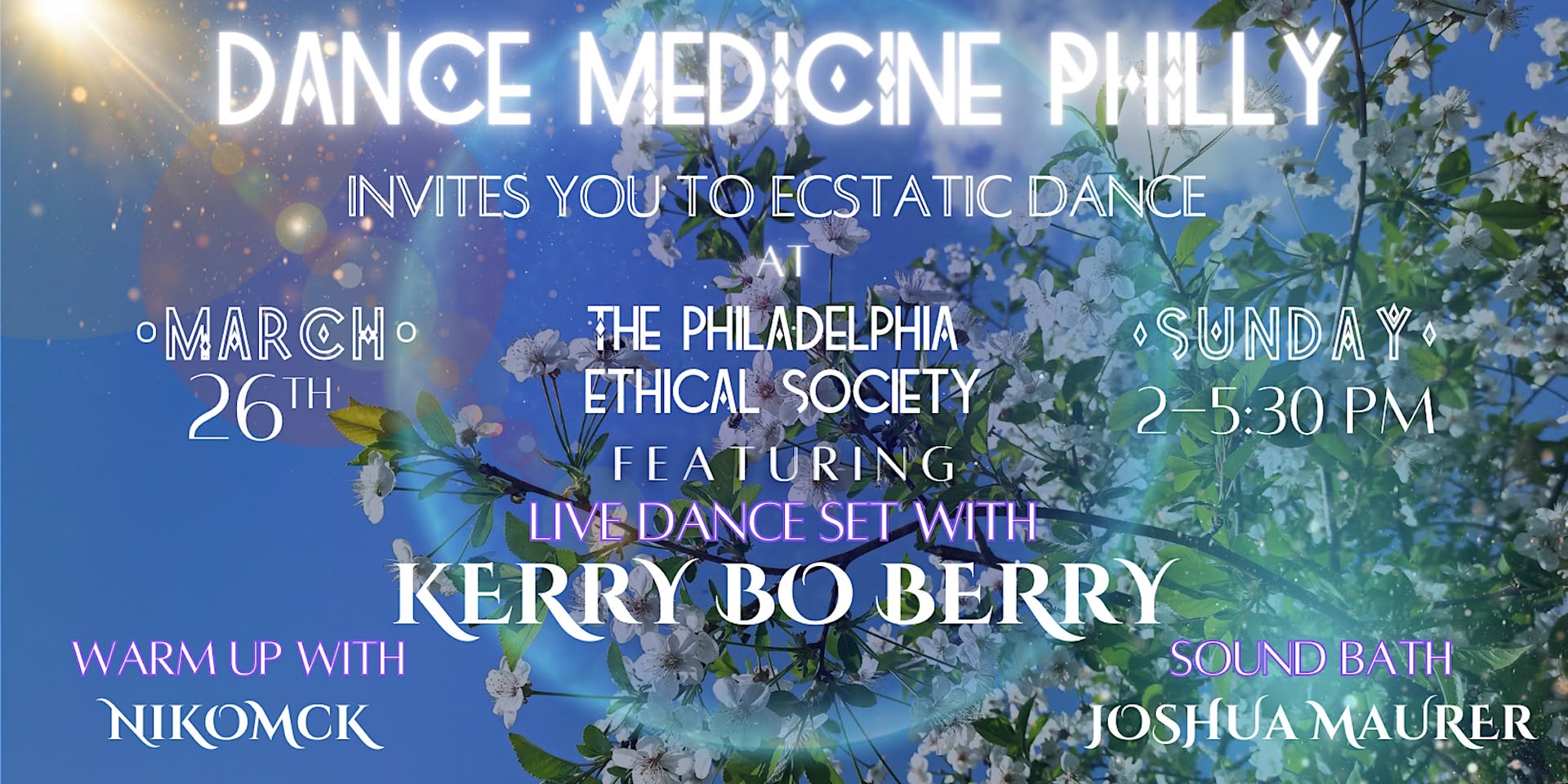 Dance Medicine Philly Ecstatic Dance 3.26