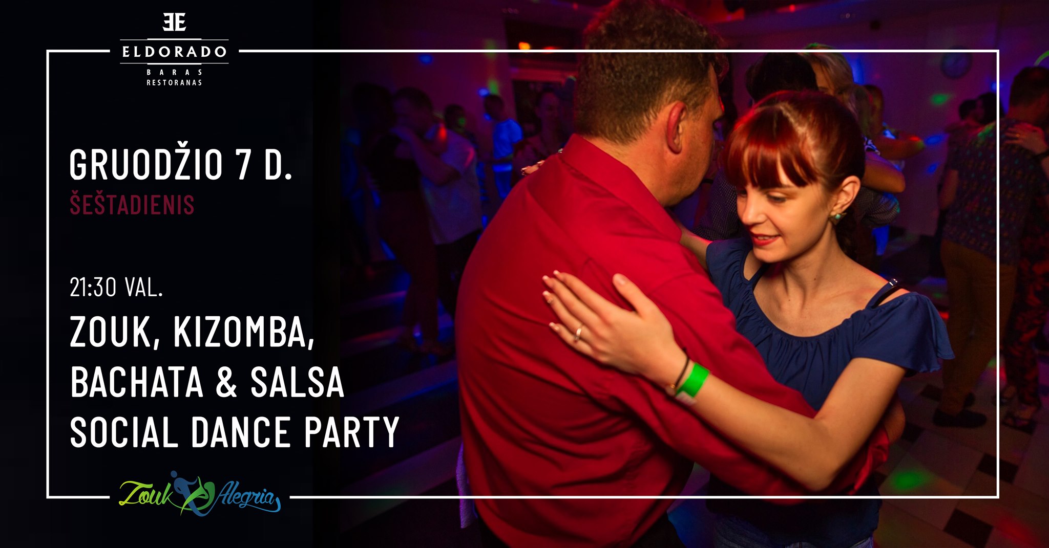 Social dance party with Zouk Alegria