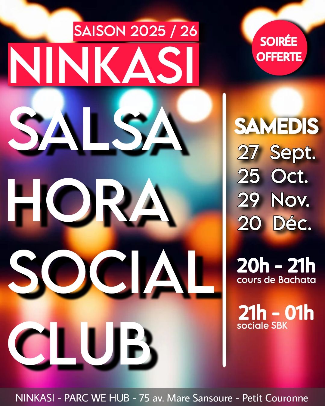 SALSAHORA SOCIAL CLUB 2025 - DECEMBRE - NINKASI (ROUEN)