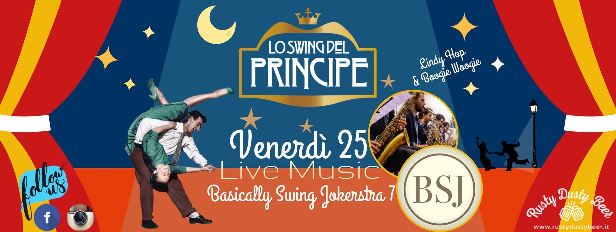 Lo Swing del Principe ✧ LIVE MUSIC ✧ BSJ 7+ Dominic Sun-D✧