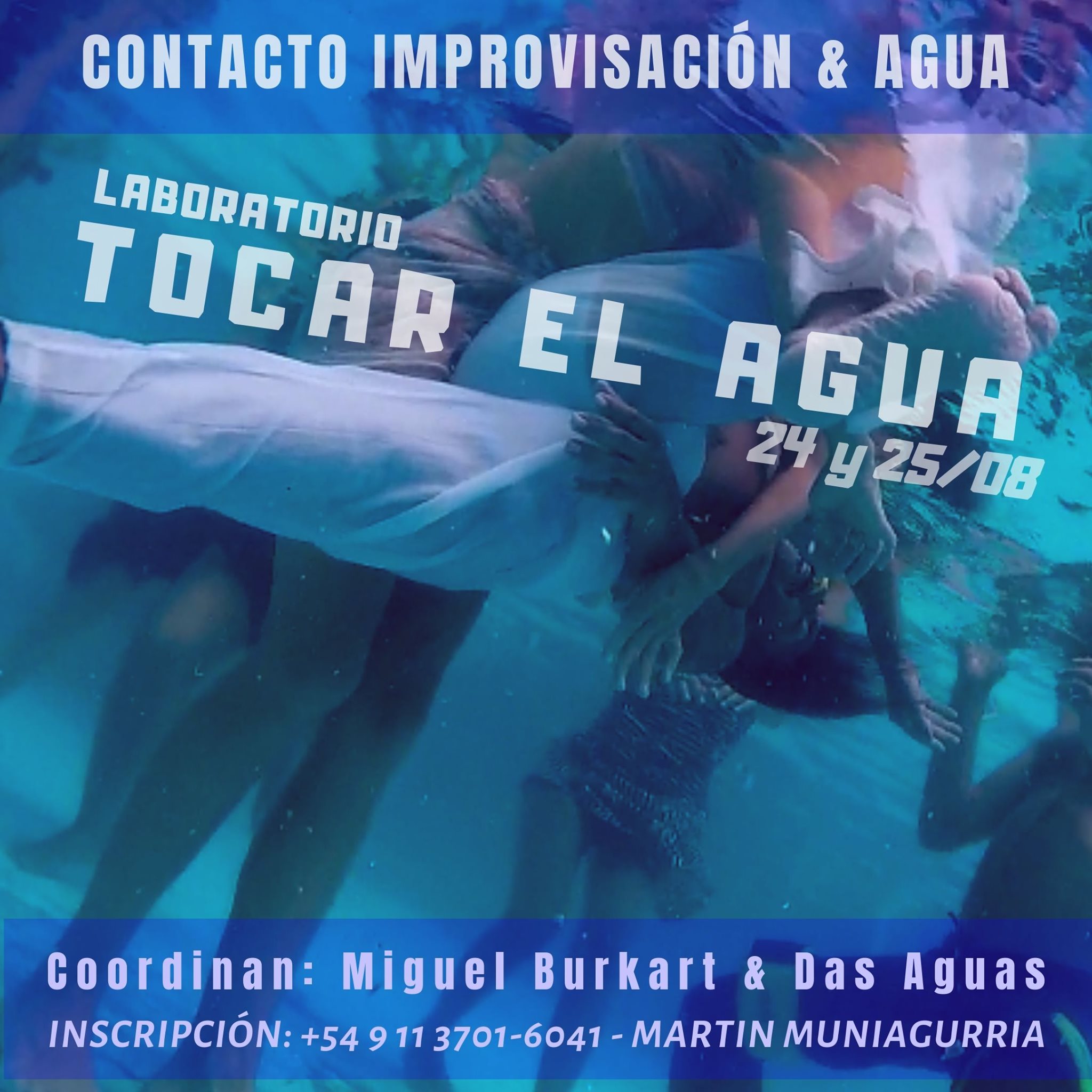 Tocar el Agua Lab de Contacto Improvisación & Agua