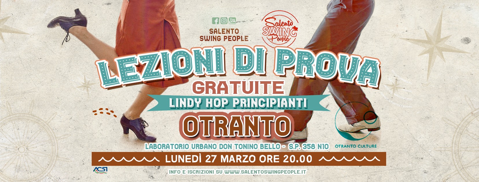 Lezioni Prova di Lindy Hop (SWING) - OTRANTO