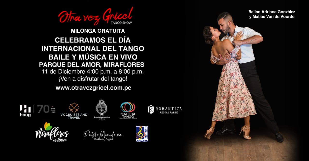 Día Internacional del Tango - Milonga gratuita