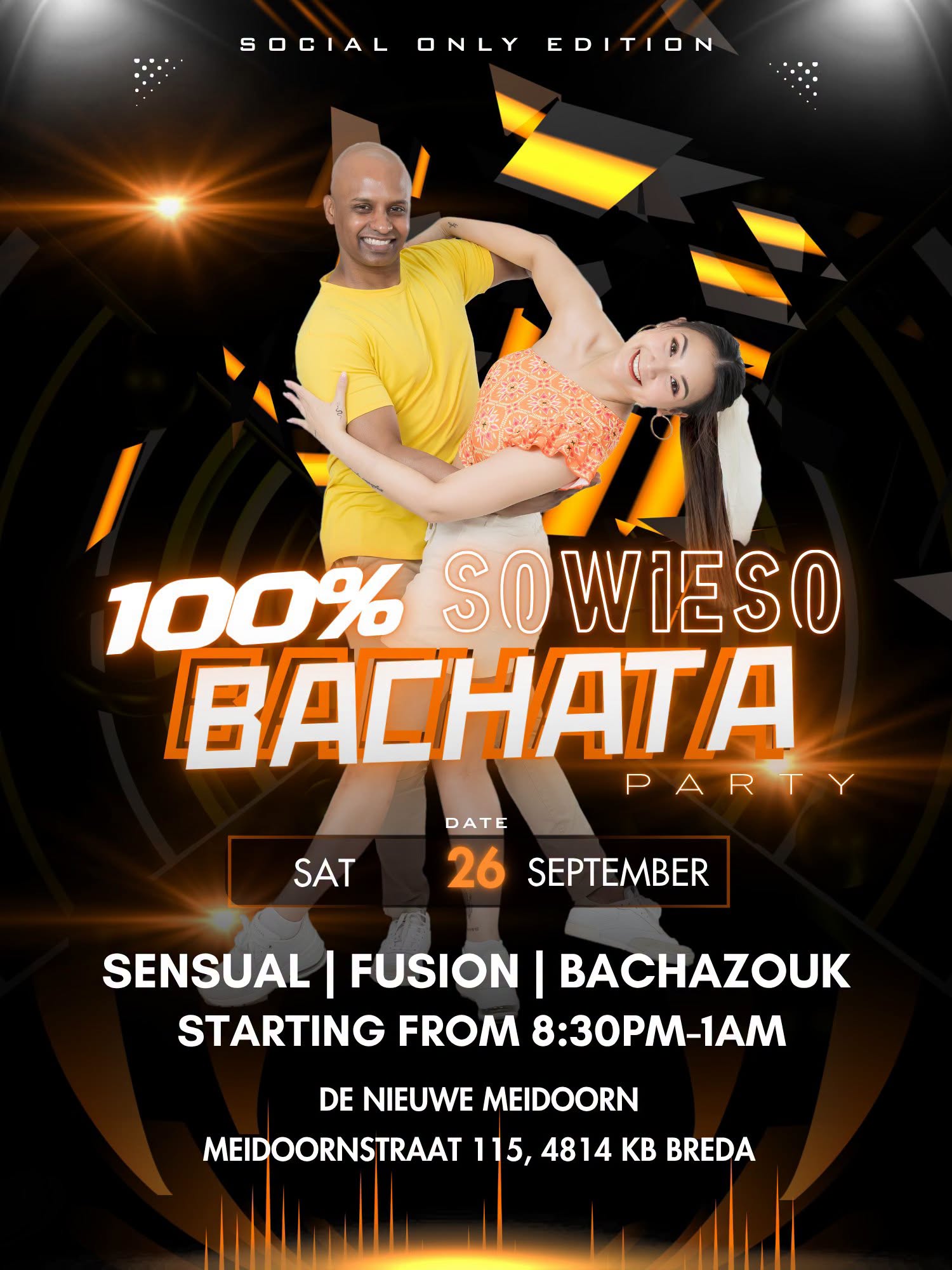 SOWIESO 100% BACHATA 3rd Edition In Breda