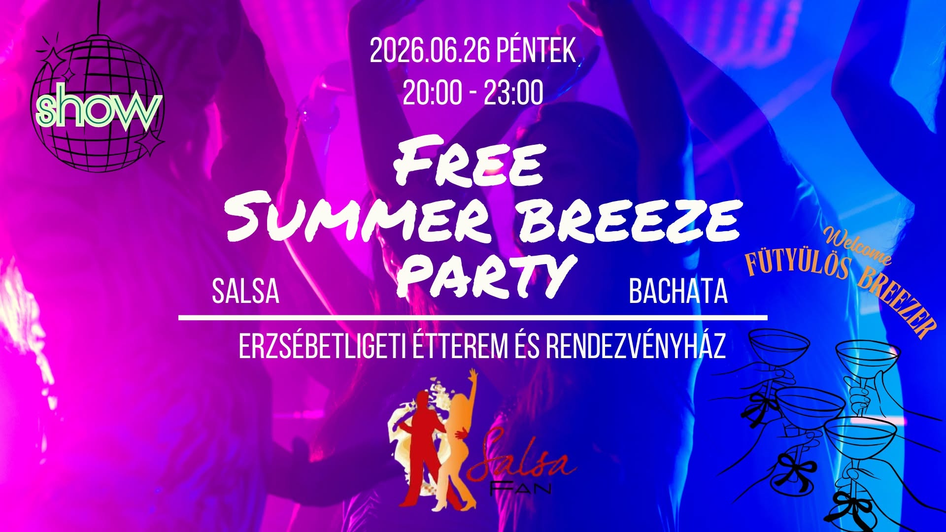 FREE SUMMER BREEZE PARTY - SALSA BACHATA