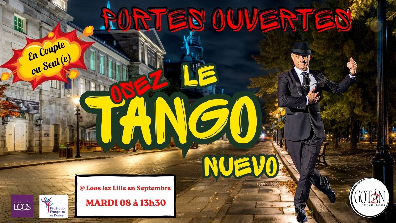 Portes Ouvertes Débutants Tango Nuevo @ Loos