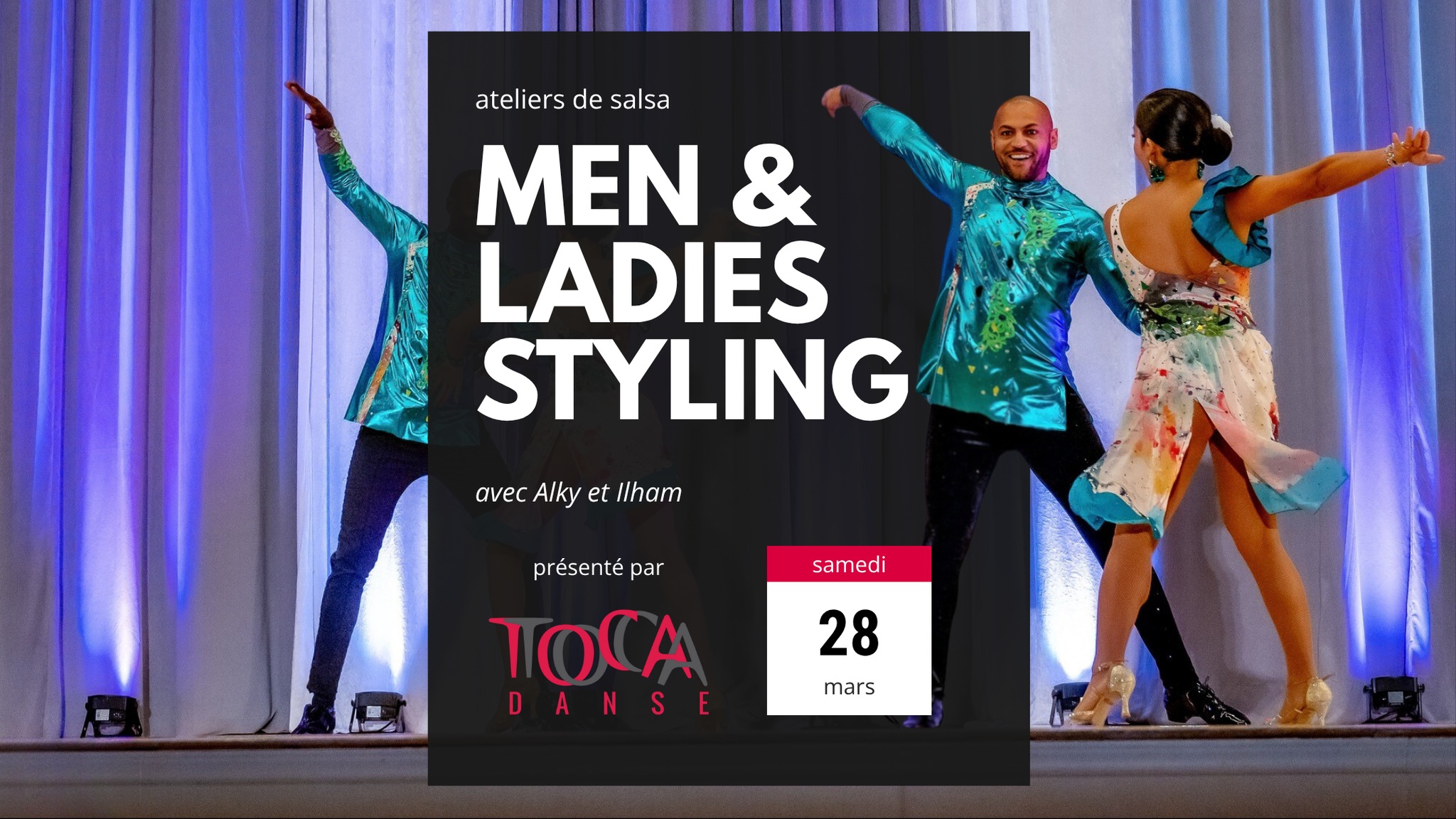 Ateliers : Men styling & Ladies styling en Salsa Toca Danse