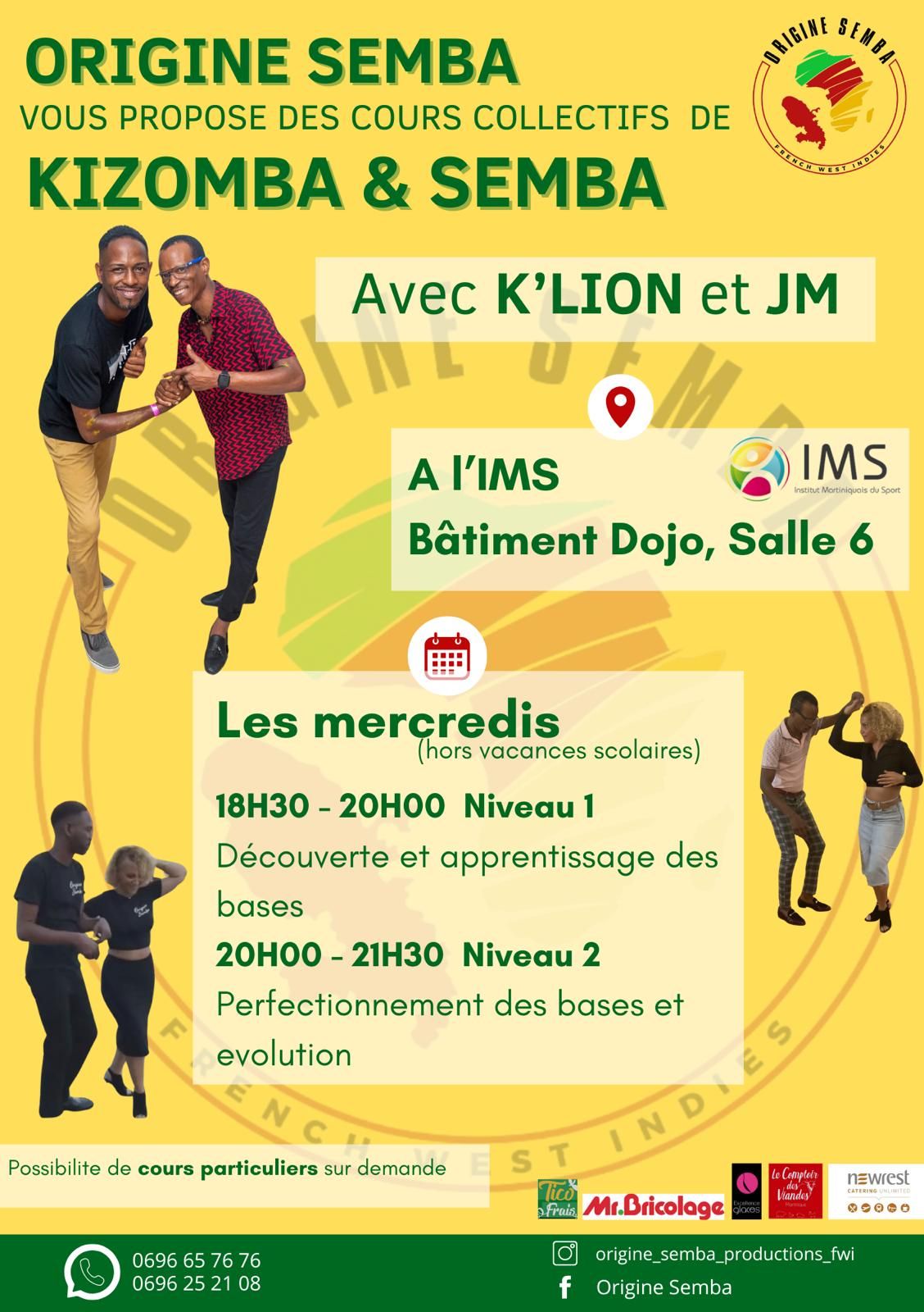 Cours de Kizomba Semba