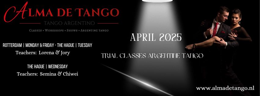 Proefles Argentijnse Tango in Rotterdam & Den Haag