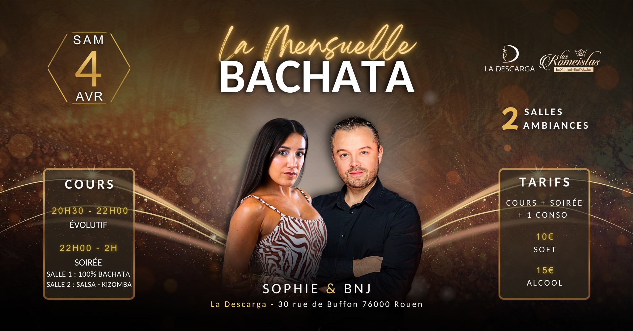 La Mensuelle Bachata à La Descarga
