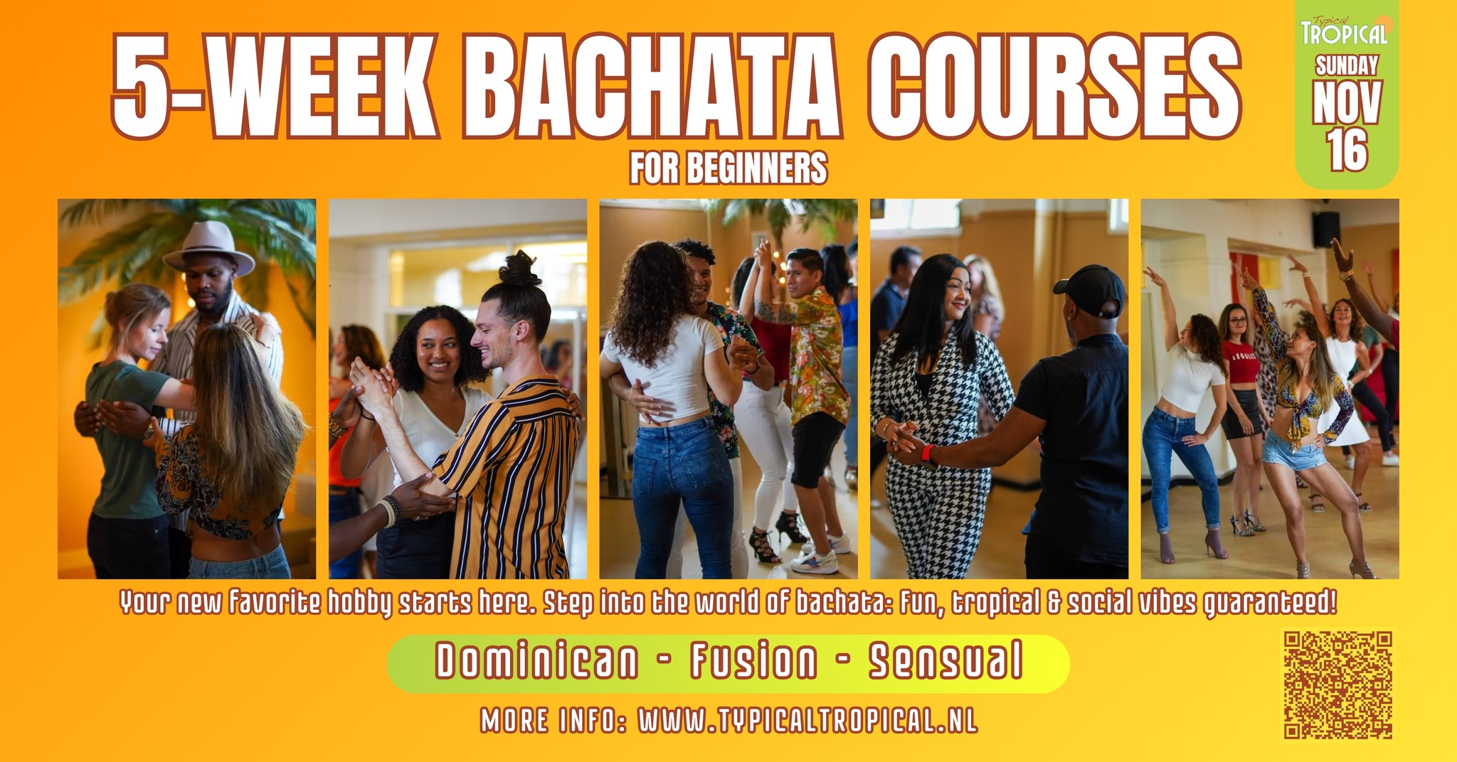 Bachata Beginners courses โข No Experience Needed โข No Partner Required โข Dominican, Fusion & Sensual