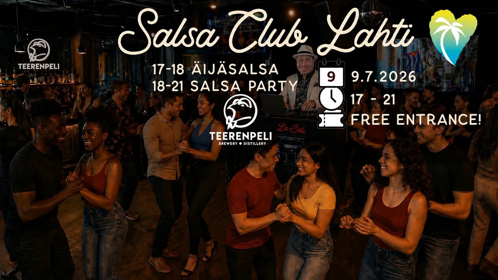 Salsa Club Lahti @Teerenpeli 9.7.2026