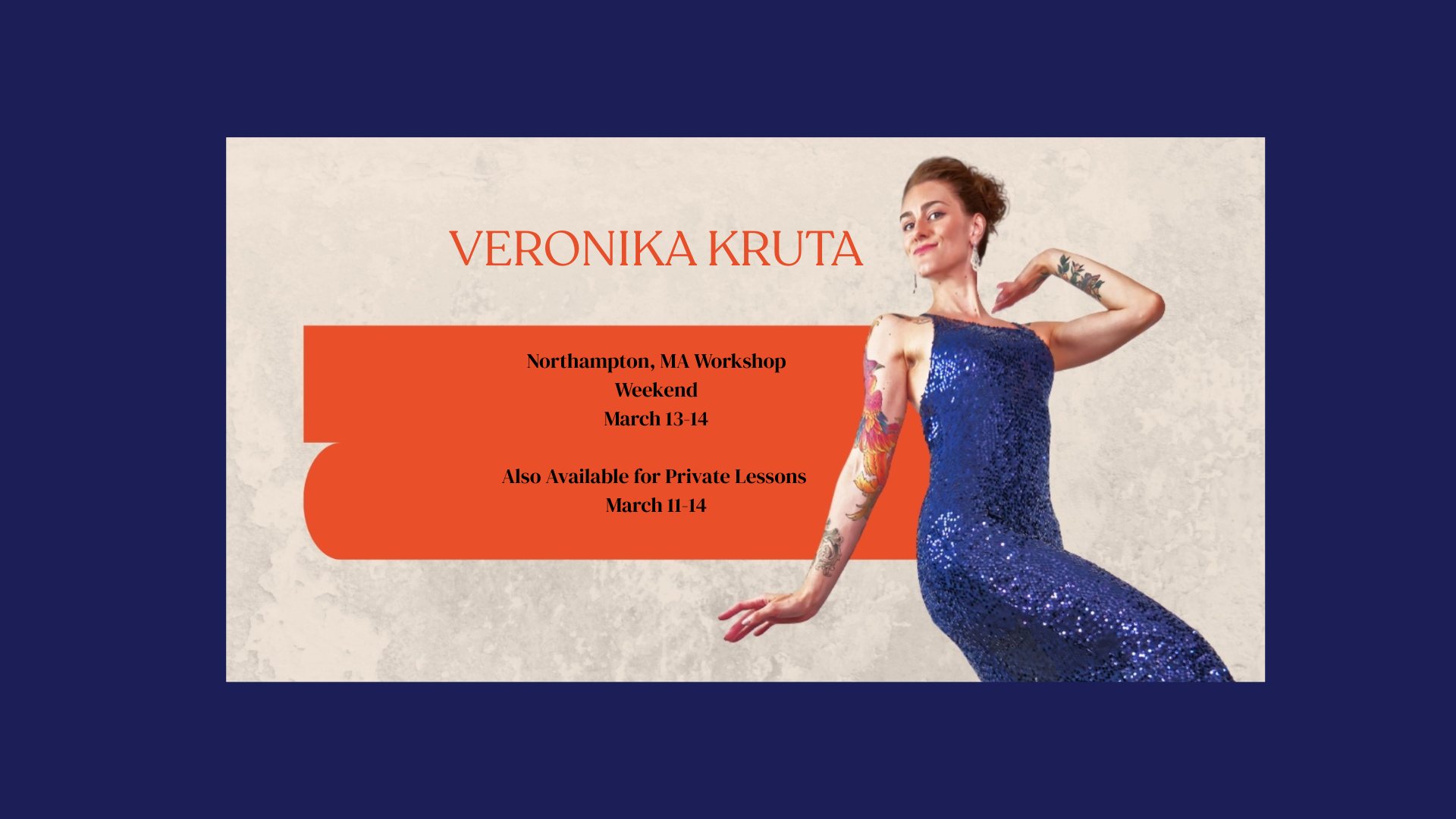 Tango Bliss Workshop Weekend with Veronika Kruta