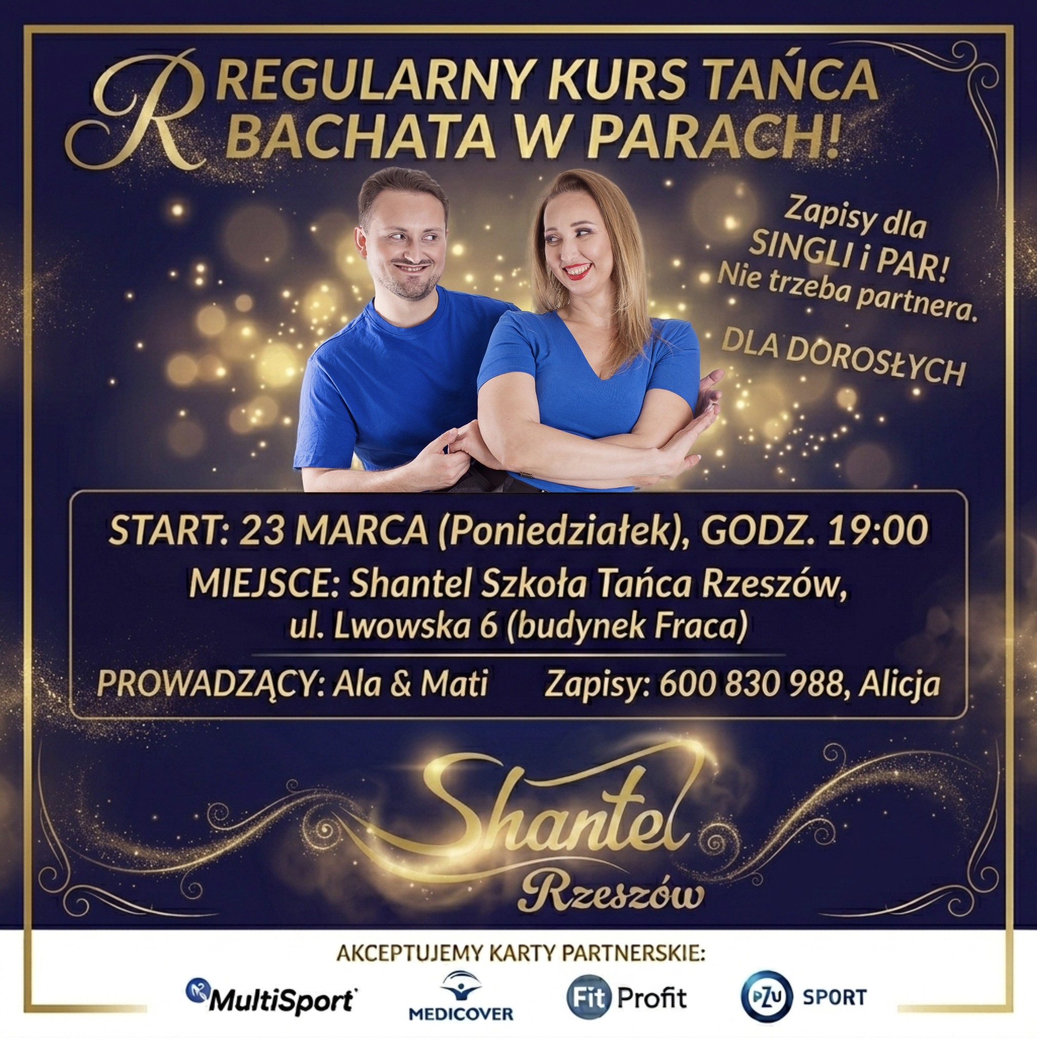 🔥 Nowy kurs bachaty w parach start 23 marca w Rzeszowie 🔥