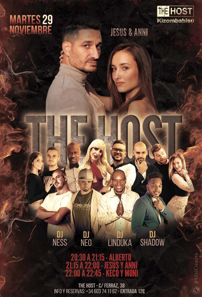★Kizomba Tuesday 29 de noviembre 2022 ★ The Host ★