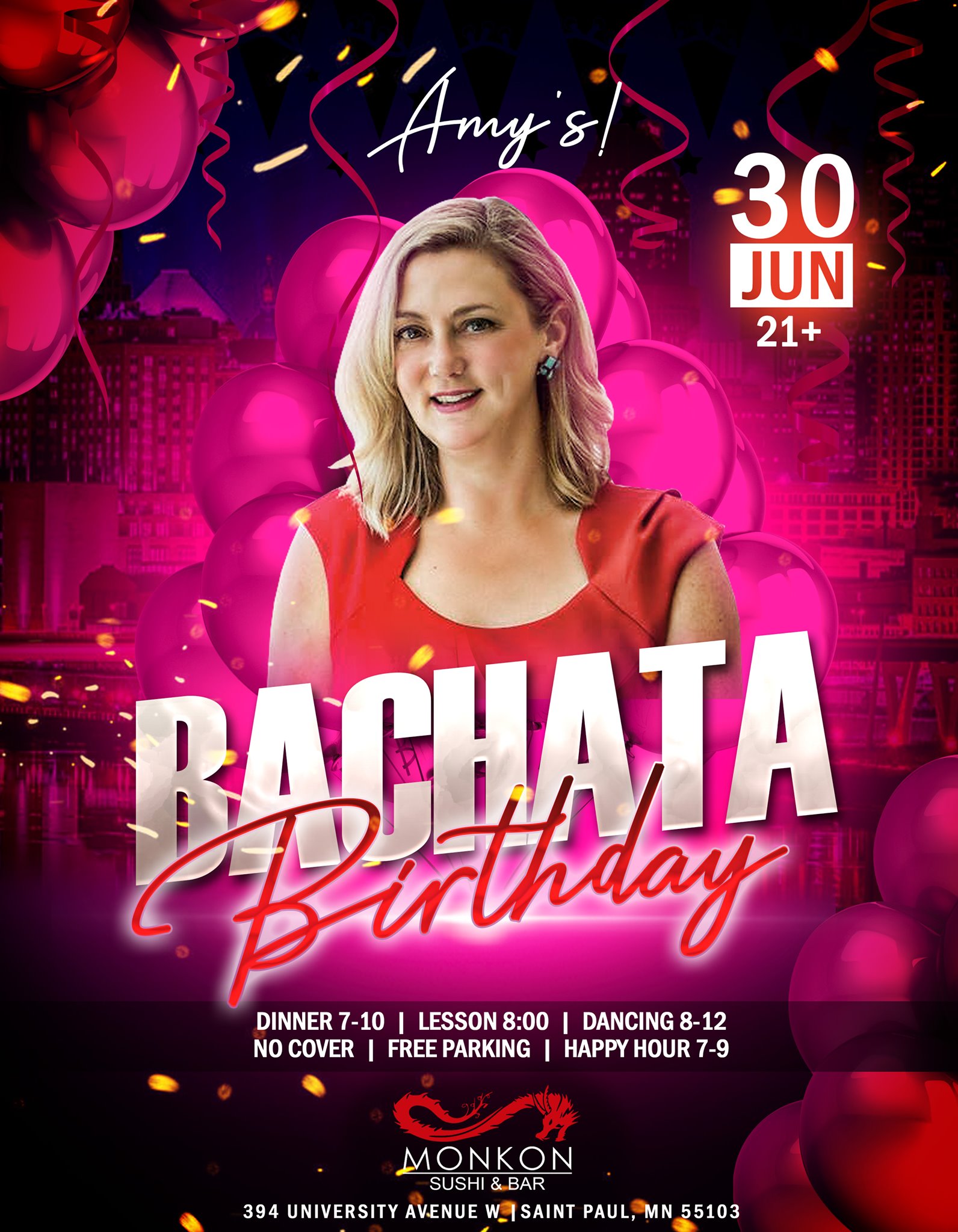 Amy Young's Bachata Birthday!