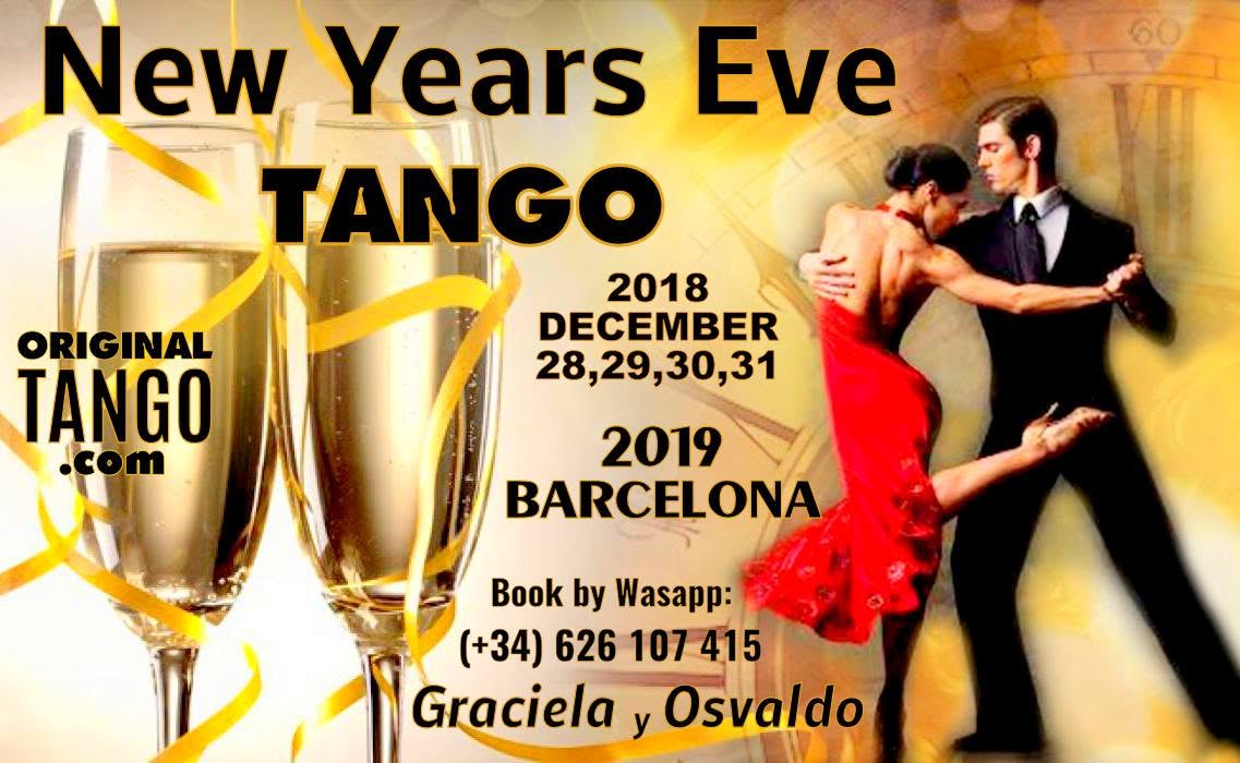 New Years Eve TANGO Marathon Fin de Año en Barcelona