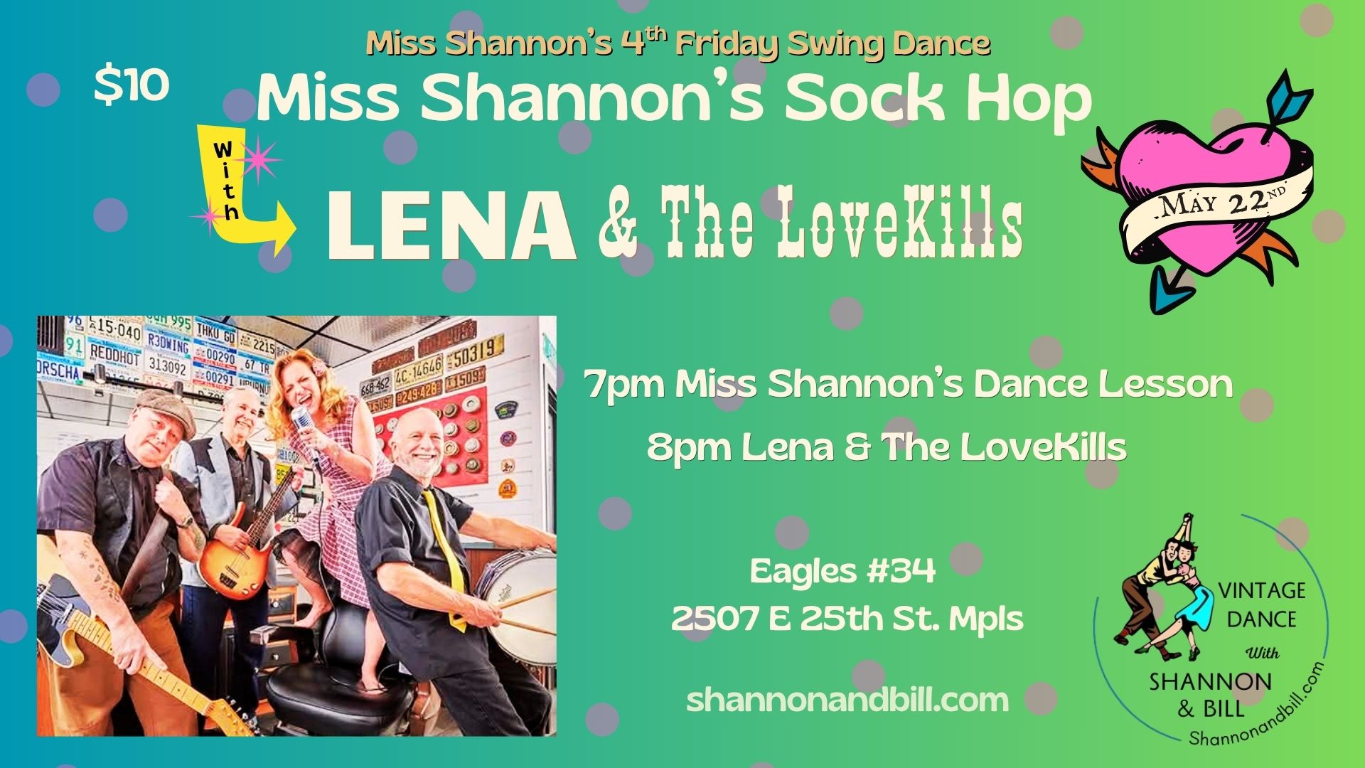 Lena & The LoveKills at Miss Shannon's Sock Hop 5 22