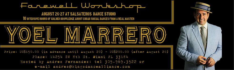 Cuban Social Dance Master Workshop: Danzón, Son, Casino, Rueda
