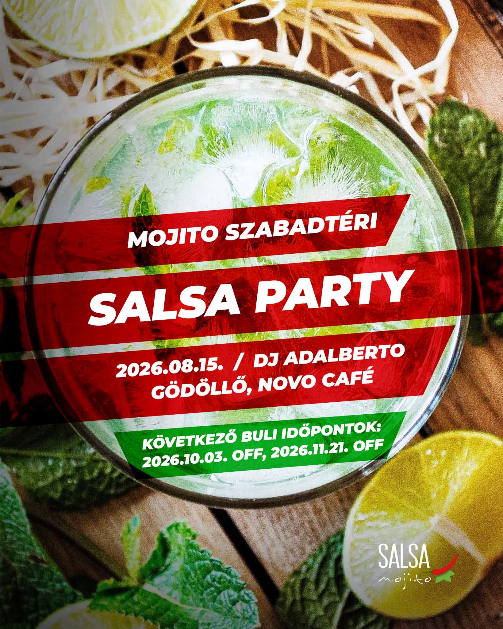 Mojito Szabadtéri Salsa Party augusztus
