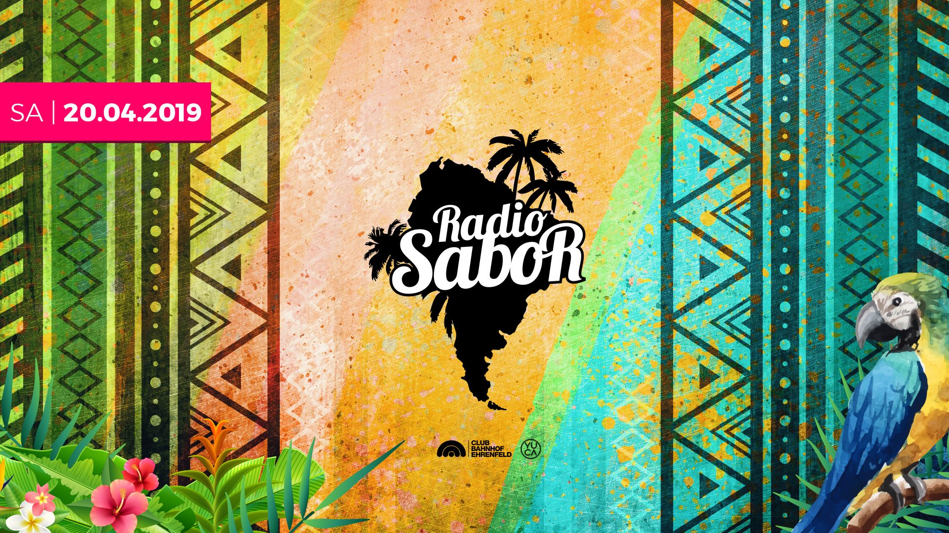 RADIO SABOR • LATIN CLUB • SA 20.04. • 22h! • CBE & YUCA • Köln